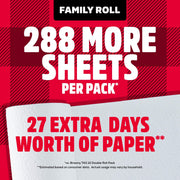 Brawny 12 Family Rolls (100 Sheets Each) / White / 1 Paper Towels