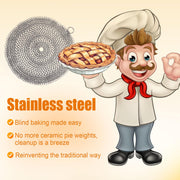 Gosknor Pie Weight Chain, Stainless Steel Blind Bake Tool, Silver 25cm
