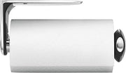 simplehuman KT1086 Quick Load Wall Mounted Kitchen Roll Holder, Suitable for Under Cupboard Cabinet, Easy One Sheet Tear, Easy to Install(Fits Kitchen Rolls Measuring 22-23cm), Brushed Stainless Steel