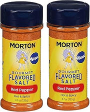 Morton Salt Gourmet Flavored Salt, Red Pepper (2 Pack)