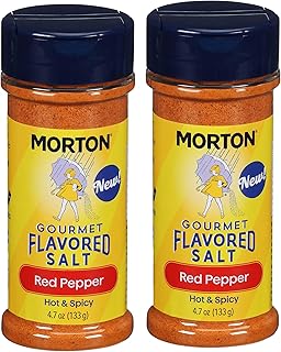 Morton Salt Gourmet Flavored Salt, Red Pepper (2 Pack)