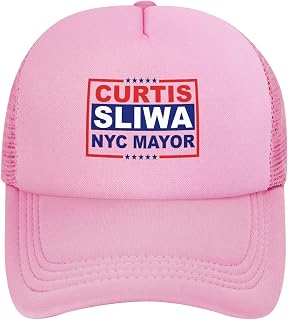 Curtis Sliwa for NYC Mayor Hats New York City 2026 Election Trucker Hat Mesh Back Baseball Caps