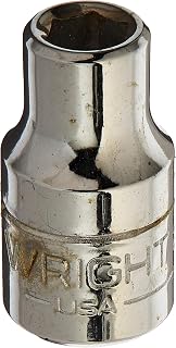 Wright Tool 20-05MM 1/4" Drive 6 Point Standard Metric Socket, 5mm