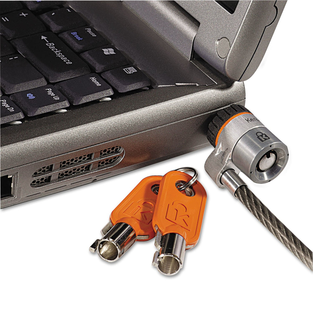 MicroSaver Keyed Notebook Lock by Kensington – Standard, Black, Model K64068F
