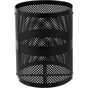 Global Industrial Black / 23.5 inches (Diameter) x 40 inches (Height) / Industrial Trash, Recycling & Compost