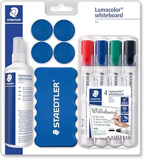 STAEDTLER 613 Lumocolor Whiteboard Marker Set Basic Equipment for Whiteboards