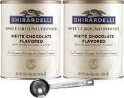 Ghirardelli Sweet Ground White Chocolate Powder, 3.12 lb (Pack of 2)
