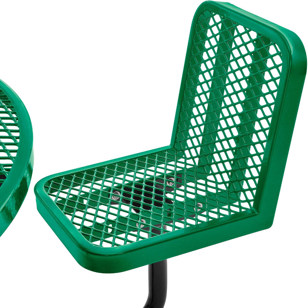 Global Industrial Green / 46" Dia. x 29" H / Industrial Picnic Tables