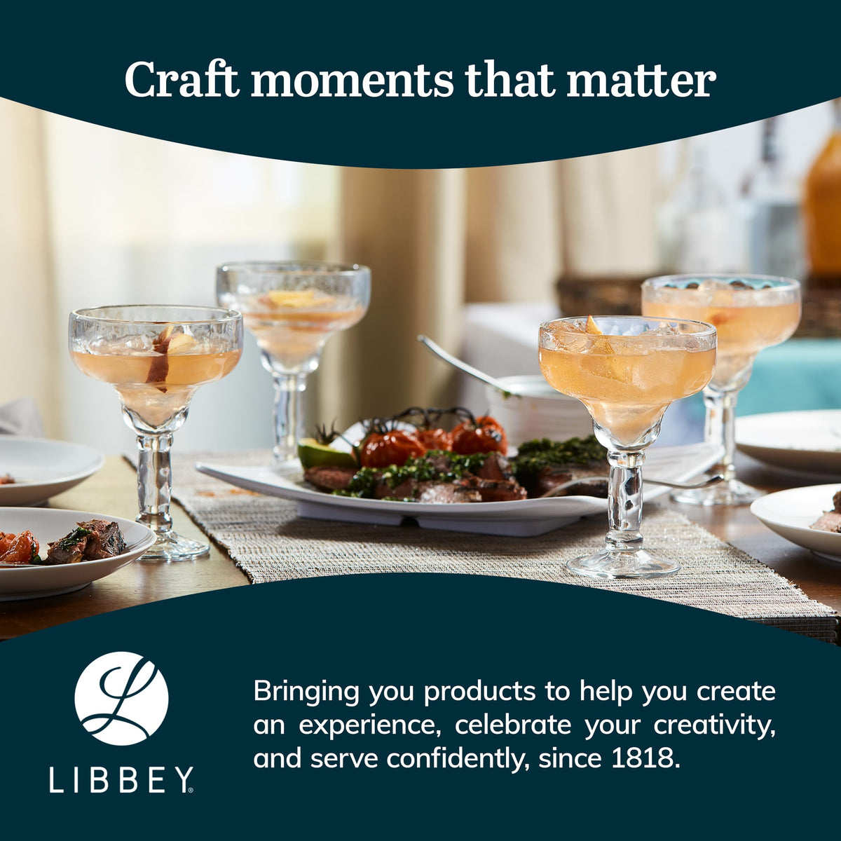 Libbey Yucatan Stemed 4 / 13.5 Ounces / Yucatan Margarita Glasses