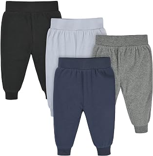 Gerber Baby Boys 4-Pack Microfleece Sweatpants