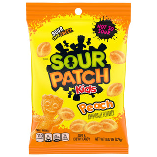 Peach Soft and Chewy Gummy Candy by Sour Patch Kids – 18.6 cm x 13.5 cm x 26.2 cm