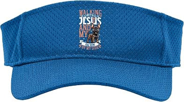Jesus and Dog - Kai Ken Sport Sun Visor