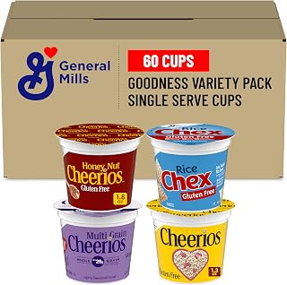 General Mills Cereal Goodness Variety Pack, Single Serve Cups, 60 Ct