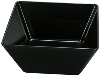 Rome Square Bowl by Yanco – 18 ounces, Melamine, Black, Pack of 48, Model RM-405BK