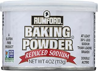 Rumford Reduced Sodium Baking Powder, 4 Ounce