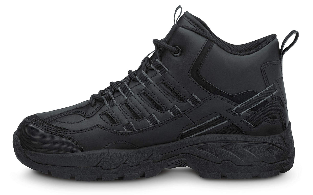 Womens Black Boone Composite Toe SRO Hiker 8.0 M by SR Max – 8, Polyurethane, Black, Model Maxtrax