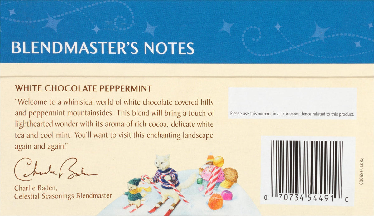 Celestial Seasonings White Chocolate Peppermint / 20 Count (Pack of 2) / No Color White