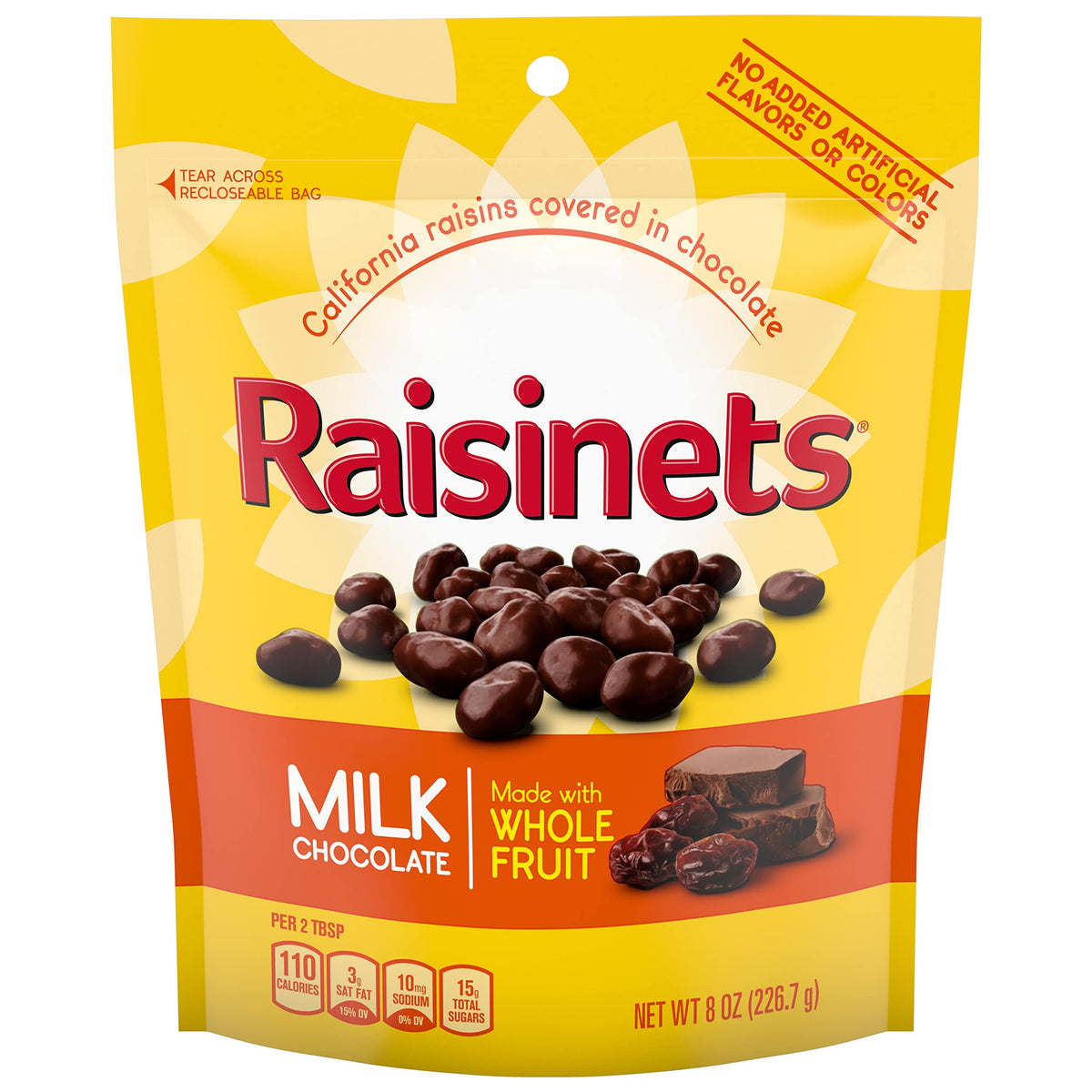 Raisinets Milk Chocolate / 8 Ounce (Pack of 8) / Chocolate Fruit
