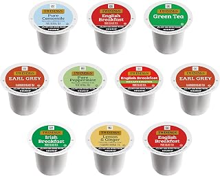 Twinings Tea K Cup Pod Sampler Variety Box (10 Count) 8 Flavours for Keurig Single Serve Brewers, Contains Black, Green, Herbal and Decaffeinated Teas for Tea Lovers