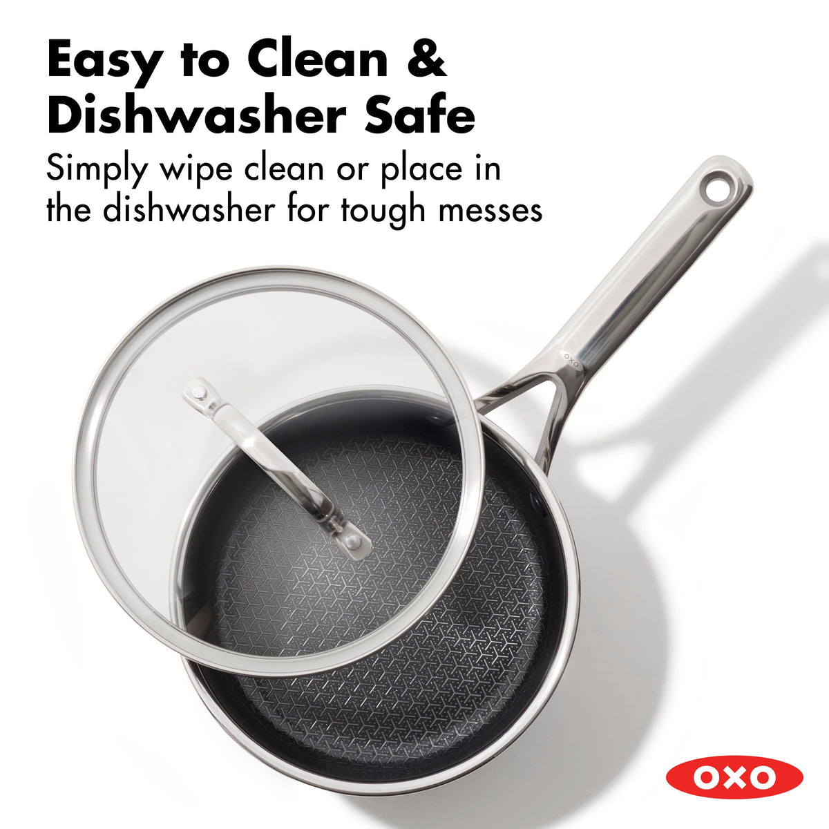 OXO 2.5QT Saucepan with Lid / Stainless Steel / 2.5 quarts Saucepans
