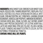 Made with Whole Grain Cheddar Cheese Sandwich Crackers by Lance – 1.5 Ounce (Pack of 8), Pack of 8
