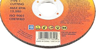 Forney 71849 4-1/2-Inch by 1/8-Inch A36T-BF Type 1 Metal Cut Off Wheel with 7/8-Inch Arbor