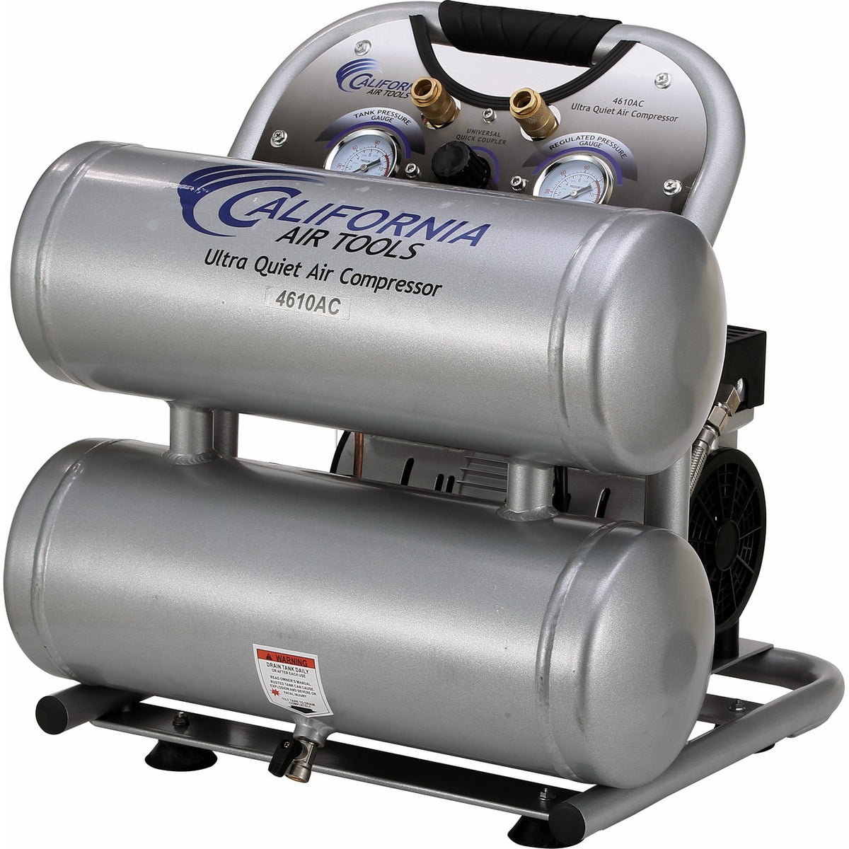 California Air Tools Inc. 4610AC Aluminum Air Compressor, 16 3/4" x 19 1/8", 110V - photo 2