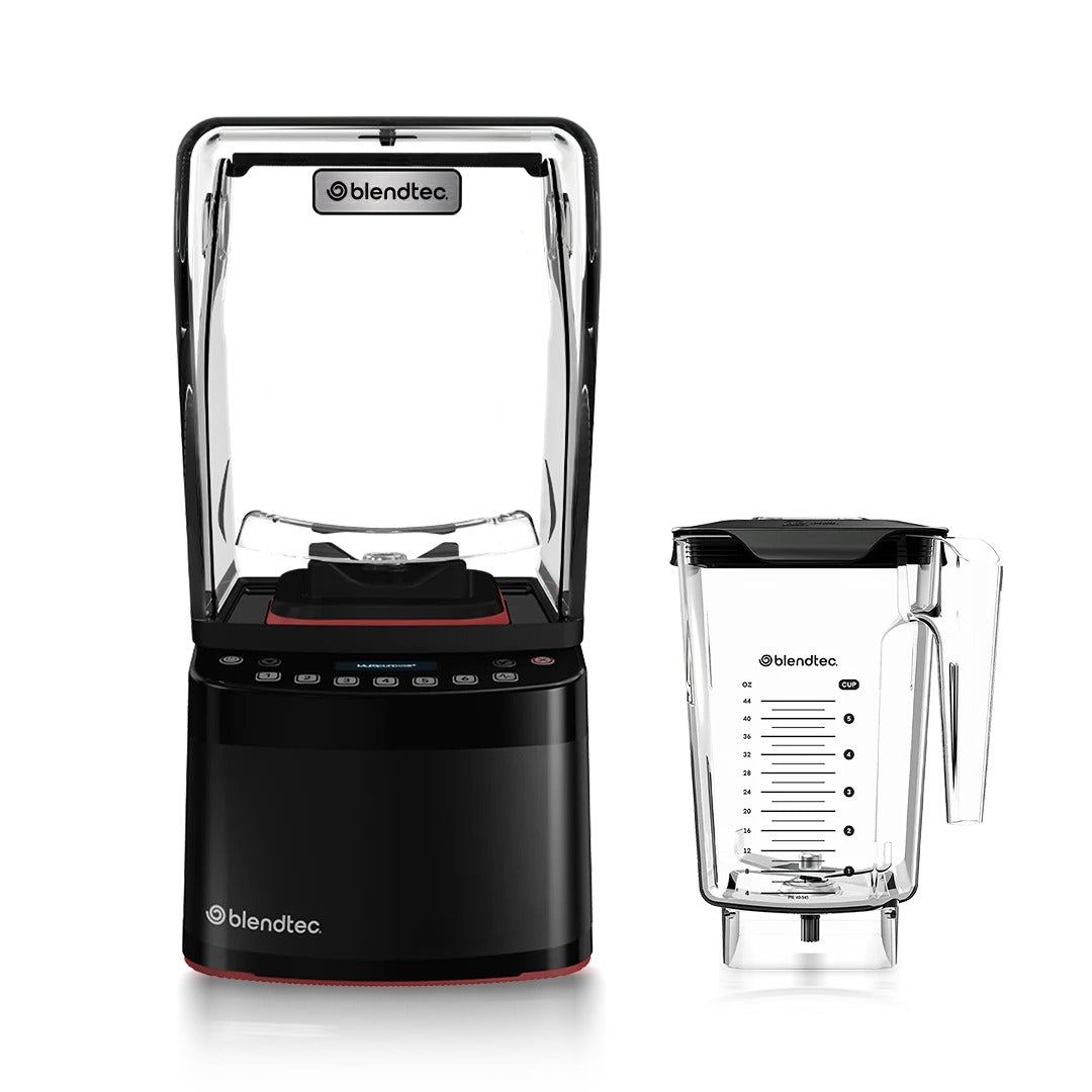 Blendtec Connoisseur 825 Blender, 9" Wide, 120V - Stealth X 2 90 oz. WildSide+ Jars
