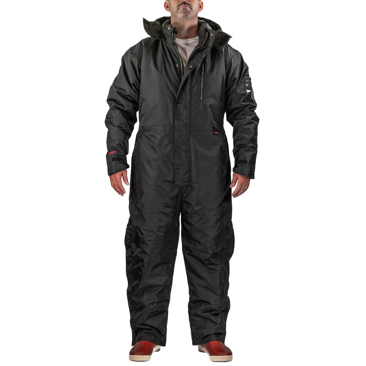 Tingley C28343 Nylon Coverall, Black - 2XL