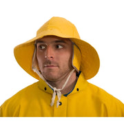 Tingley H53237 Polyester Work Rain Hat, Yellow - XL