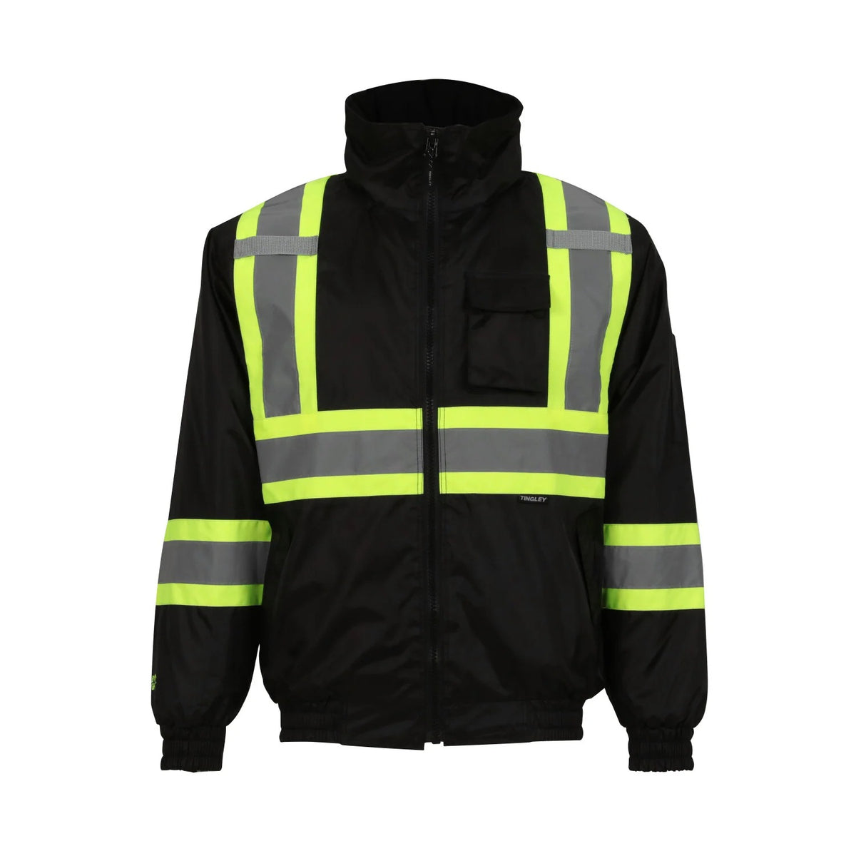 Tingley J26123C Polyester Bomber Jacket, Black - XL