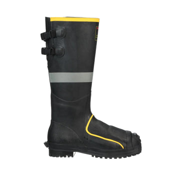 Tingley MB816B Rubber Boot, 16 5/16" High, Black - 6