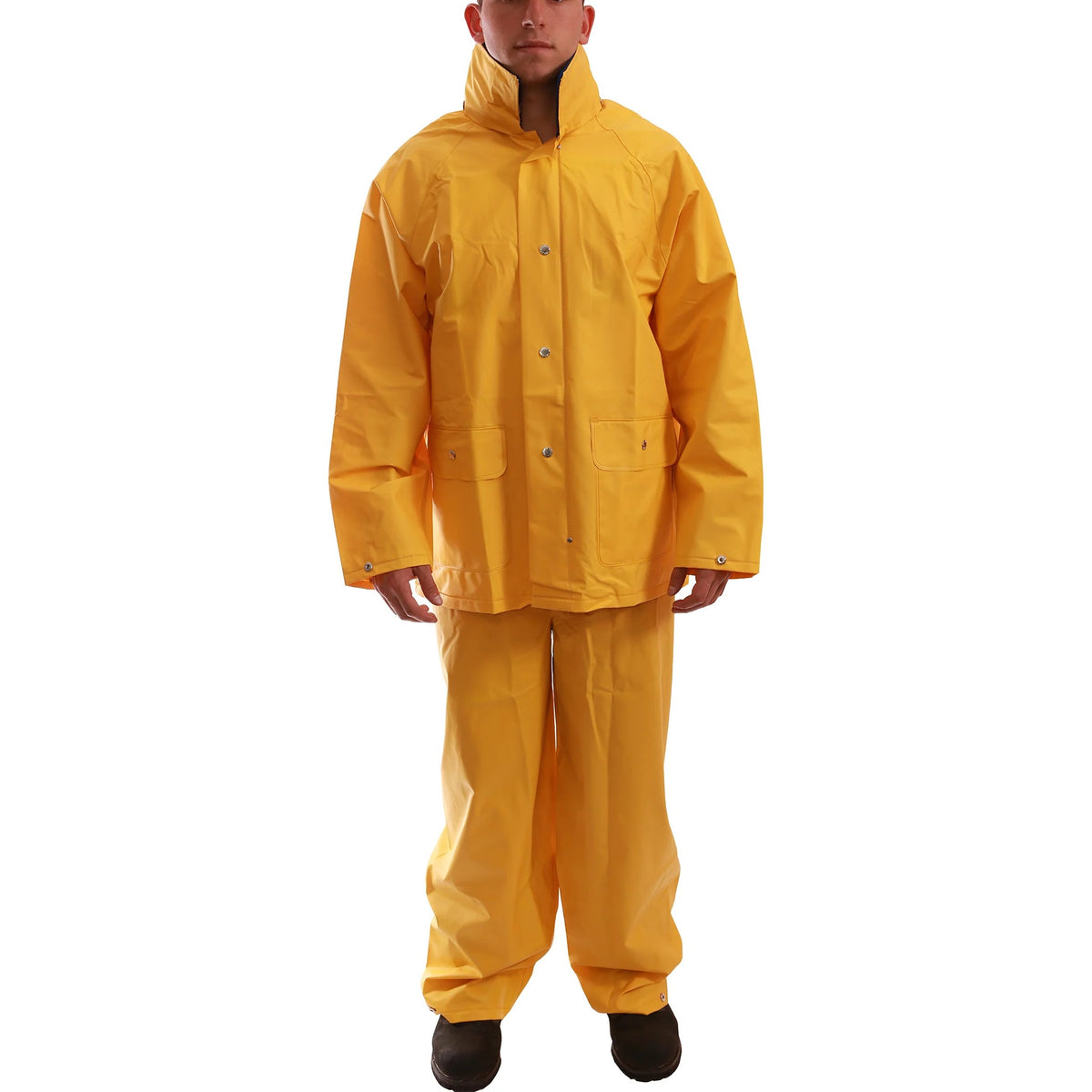 Tingley S63217 Polyester Rainsuit, Yellow - L