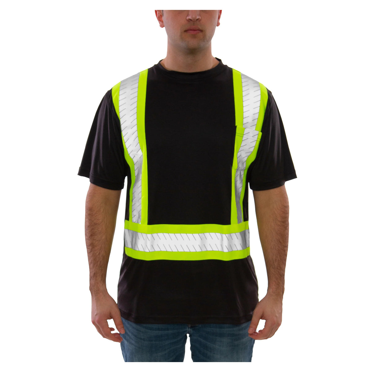Tingley S74023C Polyester Safety Shirt, Black - photo 2