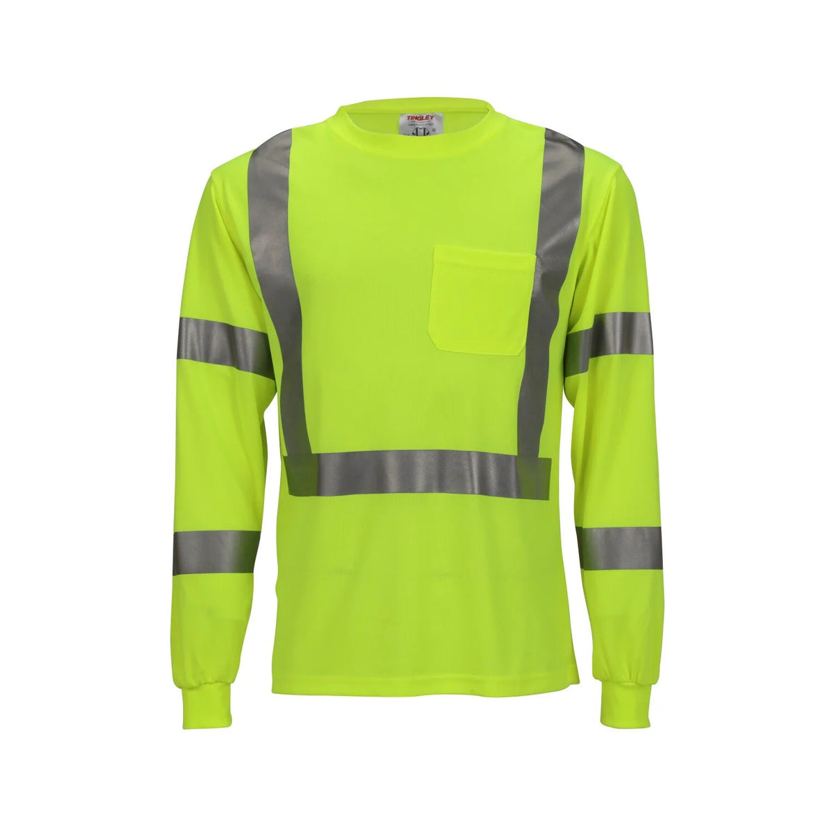Tingley S75522 Polyester Safety Shirt, Green - M