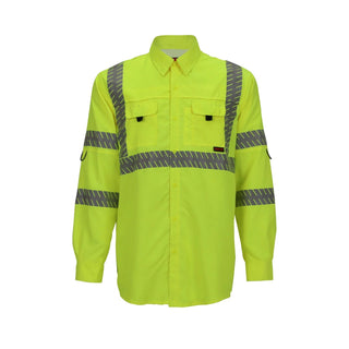Tingley S76522 Polyester Safety Shirt, Green - 2XL