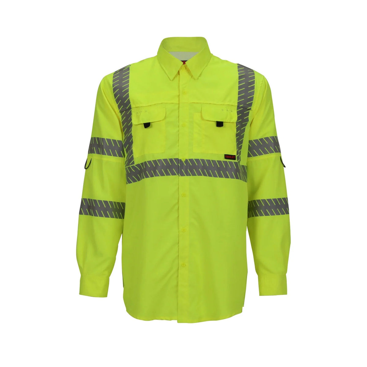 Tingley S76522 Polyester Safety Shirt, Green - S