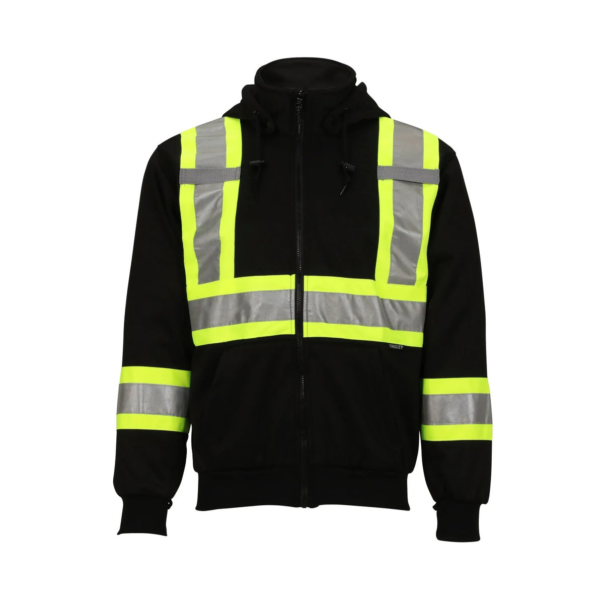 Tingley S78123C Polyester Sweatshirt, Black - 4XL