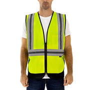 Tingley V73422C Reflective Safety Vest, Green - 2XL 3XL