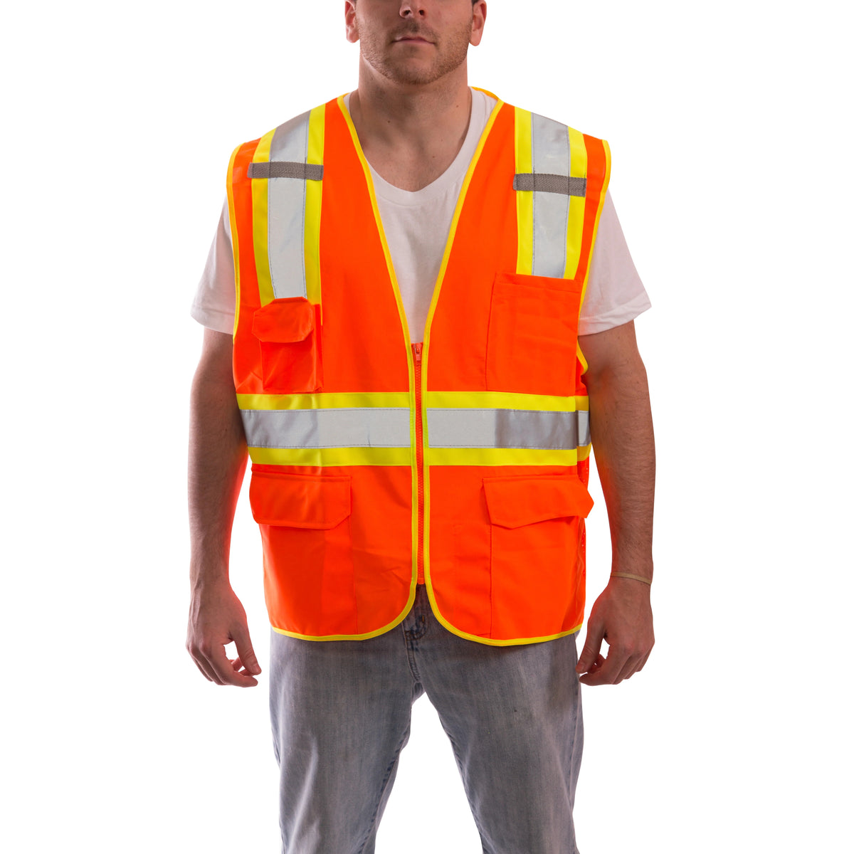 Tingley V73859 Safety Vest, Orange - M S