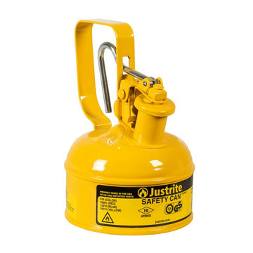Justrite 10011 Safety Can, 1 Pint, Yellow - Default Title