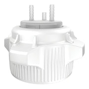 Justrite 12859 Polypropylene Carboy Cap, 5" Diameter, White - Default Title