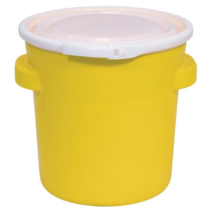 Eagle Manufacturing 1652 HDPE Plastic Drum, 20 gal., Yellow - Default Title