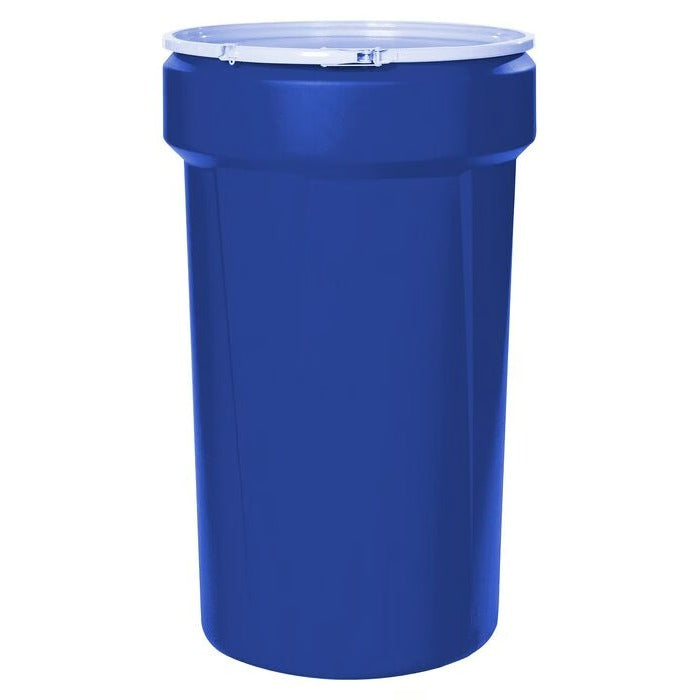 Eagle Manufacturing HDPE Plastic Drum, 55 gal. - Blue