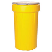 Eagle Manufacturing HDPE Plastic Drum, 55 gal. - Yellow