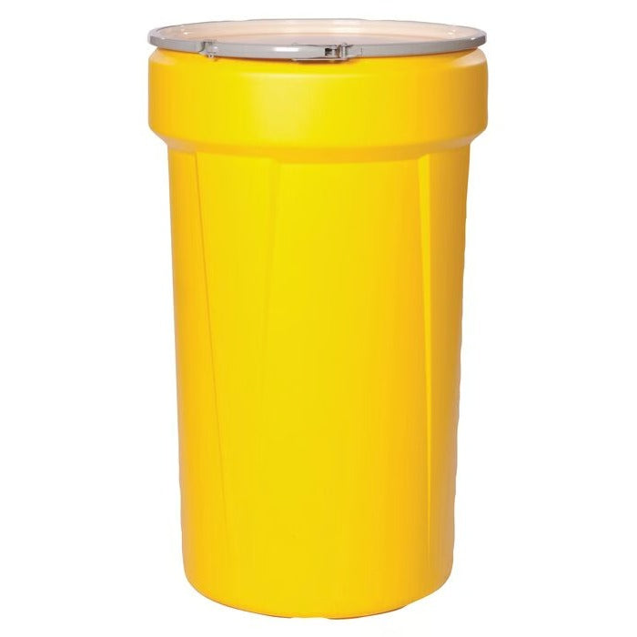 Eagle Manufacturing HDPE Plastic Drum, 55 gal. - Yellow
