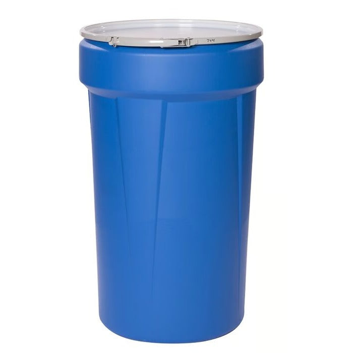 Eagle Manufacturing HDPE Plastic Drum, 55 gal. - Blue