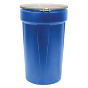 Eagle Manufacturing HDPE Plastic Drum, 55 gal. - Blue