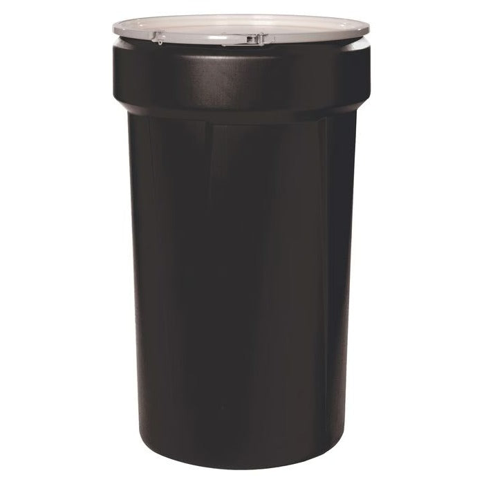 Eagle Manufacturing HDPE Plastic Drum, 55 gal. - Black