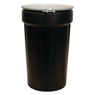 Eagle Manufacturing HDPE Plastic Drum, 55 gal. - Black